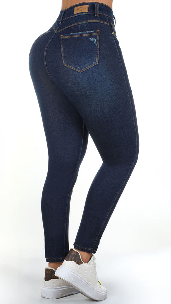 JEAN ELASTICO SKINNY AZUL OSCURO