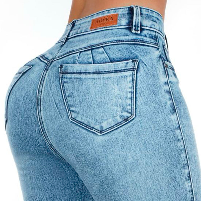 JEAN ELASTICO SKINNY AZUL CLARO