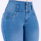 JEAN ELASTICO BOTA RECTA AZUL CLARO