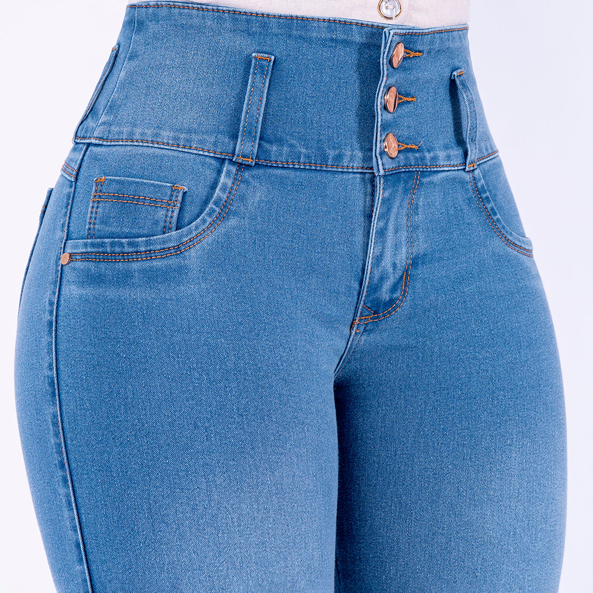 JEAN ELASTICO BOTA RECTA AZUL CLARO