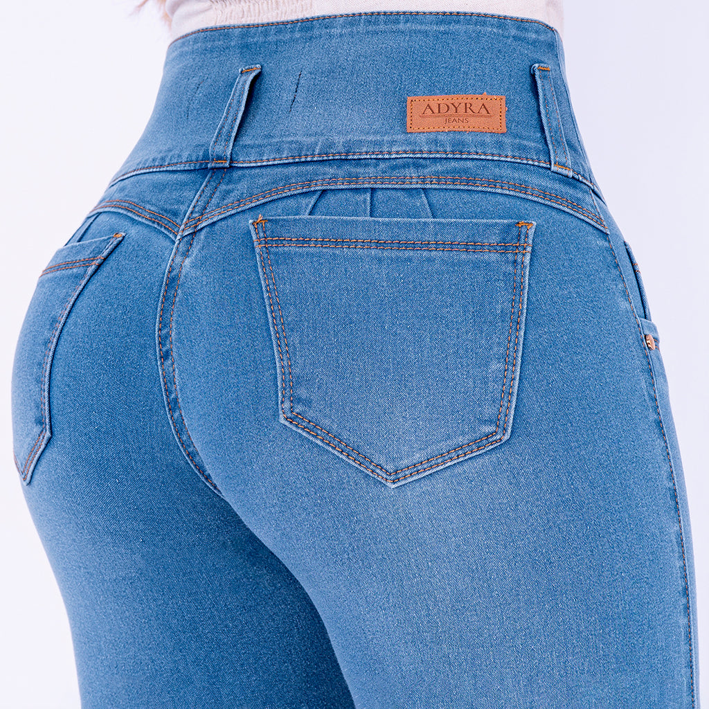 JEAN ELASTICO BOTA RECTA AZUL CLARO