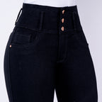 JEAN ELASTICO BOTA RECTA NEGRO