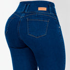 JEAN ELASTICO BOTA RECTA AZUL MEDIO