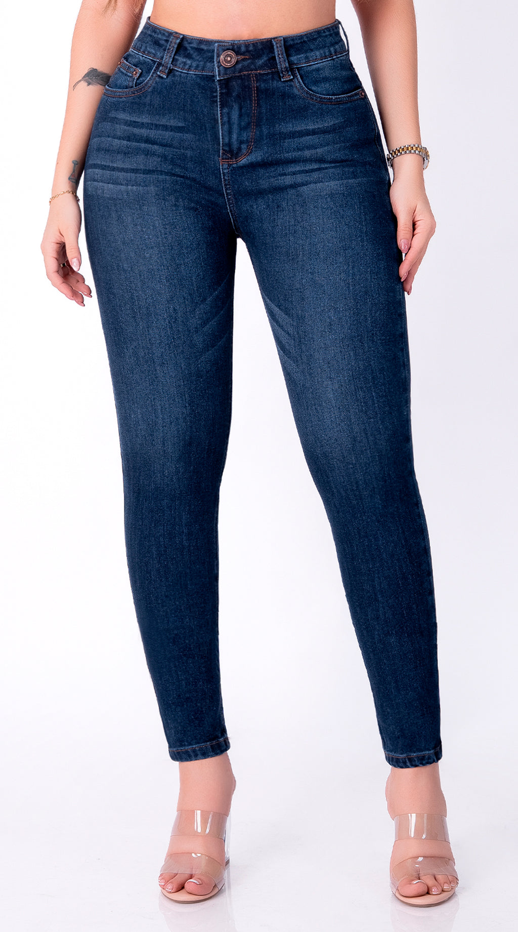 JEAN ELASTICO SKINNY AZUL OSCURO