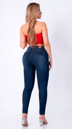 JEAN ELASTICO SKINNY AZUL OSCURO