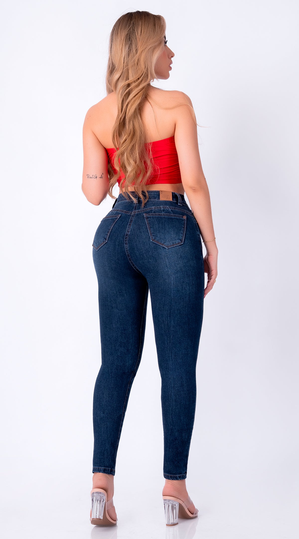JEAN ELASTICO SKINNY AZUL OSCURO