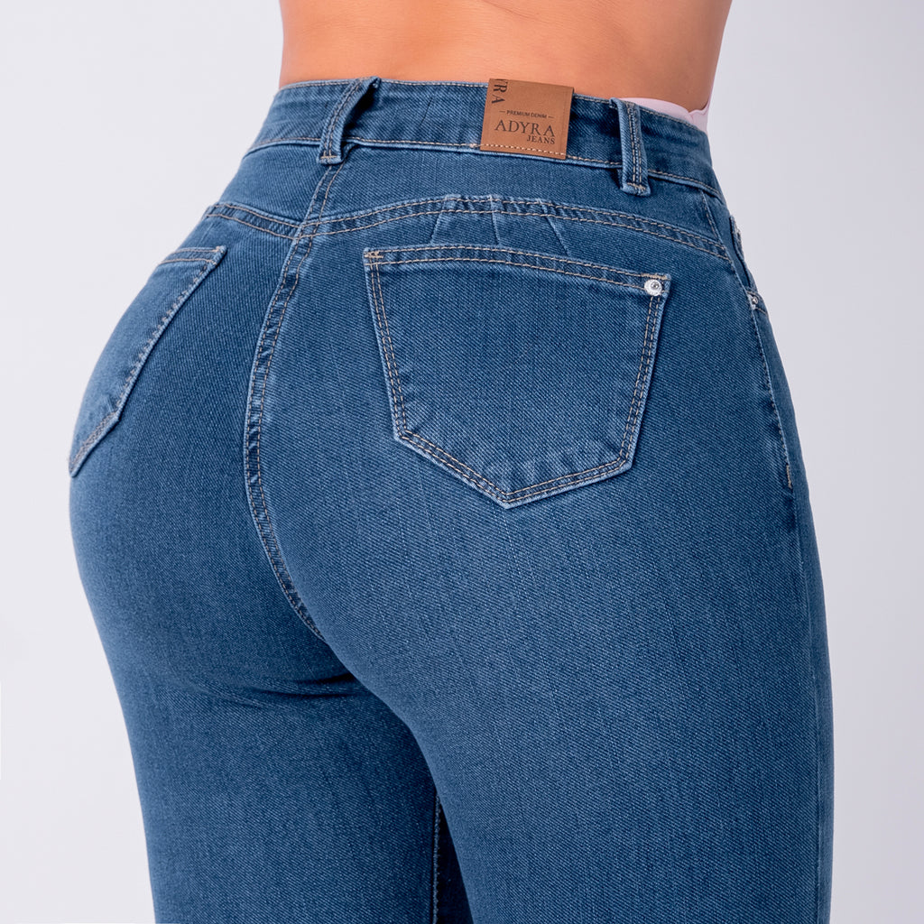 JEAN ELASTICO SKINNY AZUL MEDIO