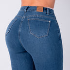 JEAN ELASTICO SKINNY AZUL MEDIO
