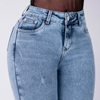 JEAN ELASTICO SKINNY AZUL CLARO
