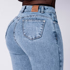 JEAN ELASTICO SKINNY AZUL CLARO