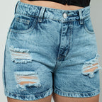 SHORT JEAN RIGIDO AZUL CLARO