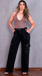 JEAN RIGIDO CARGO NEGRO FROSTER