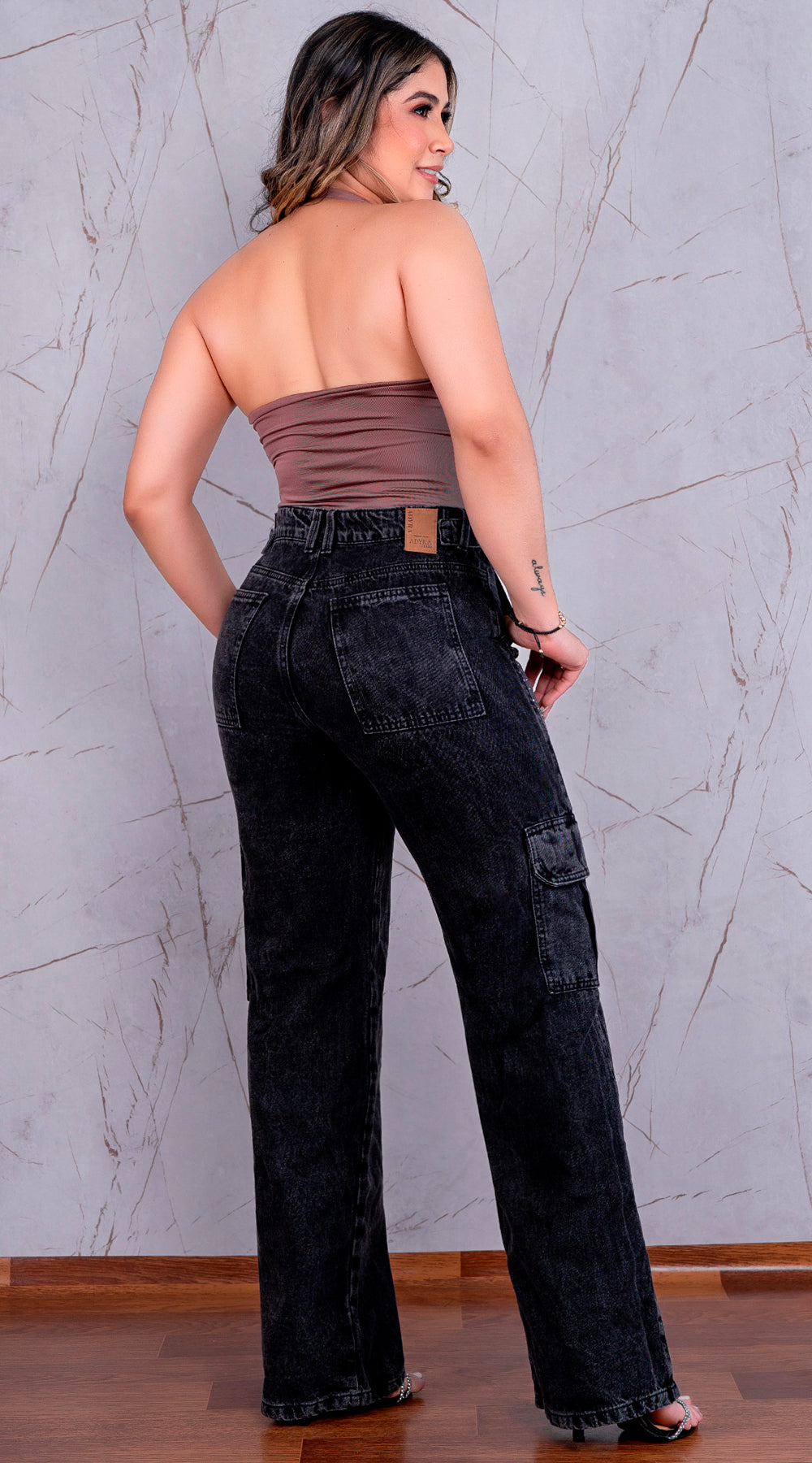 JEAN RIGIDO CARGO NEGRO FROSTER