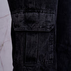 JEAN RIGIDO CARGO NEGRO FROSTER