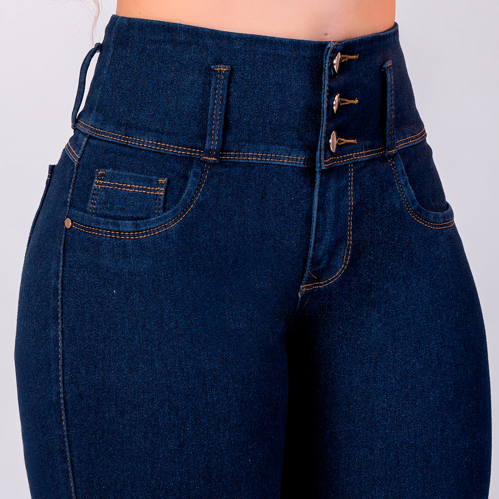 JEAN ELASTICO BOTA RECTA AZUL OSCURO