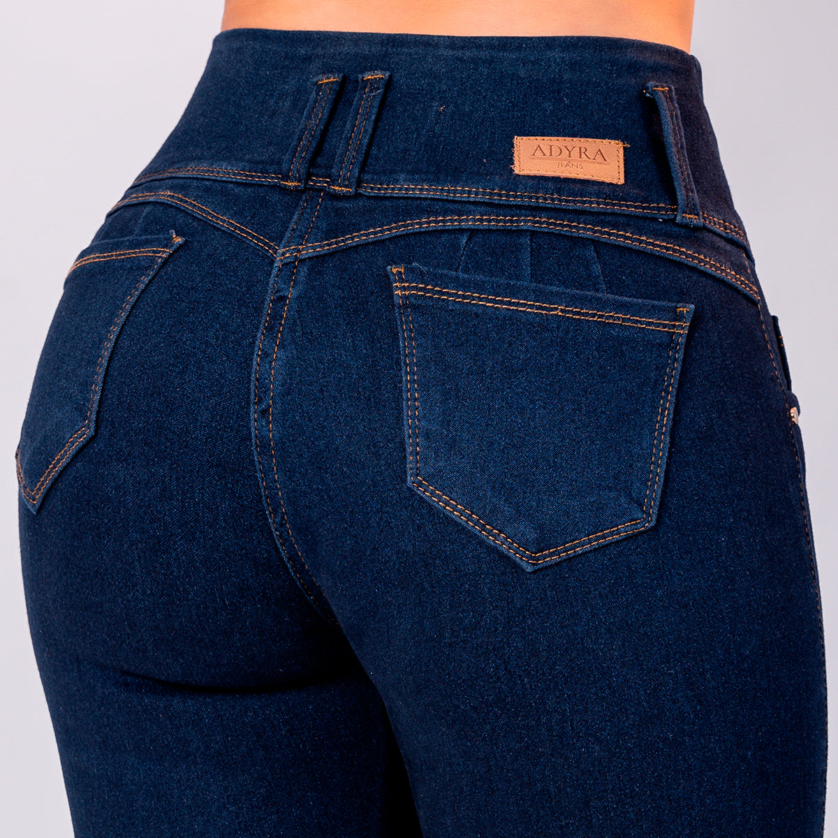 JEAN ELASTICO BOTA RECTA AZUL OSCURO